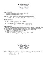 TUYEN CHON 20 DE THI HK1 MON TOAN 7