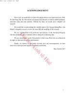 (Luận văn thạc sĩ) economic efficiency of organic vegetable production in kim long ward, hue city, thuathien hue province 