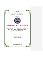 (Luận văn thạc sĩ) đánh giá chất lượng dịch vụ thông tin di động của mạng mobifone trên địa bàn thành phố huế 