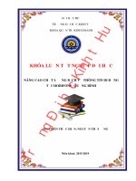 Khóa luận tốt nghiệp Quản trị kinh doanh: Nâng cao chất lượng dịch vụ thông tin di động tại Mobifone Quảng Bình