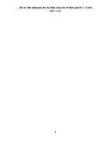 (Sáng kiến kinh nghiệm) một số biện pháp giáo dục kỹ năng sống cho trẻ mẫu giáo bé 3   4 tuổi 