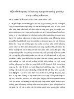 (Sáng kiến kinh nghiệm) một số biện pháp chỉ đạo xây dựng môi trường giáo dục trong trường mầm non 