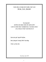 (Sáng kiến kinh nghiệm) chuyên đề phụ đạo học sinh yếu kém môn địa lý 