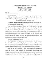 (Sáng kiến kinh nghiệm) dạy học trải nghiệm sáng tạo ở môn sinh học nhằm giáo dục kỹ năng sống cho học sinh trong trường trung học phổ thông 