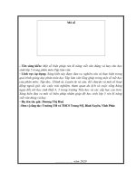 (Sáng kiến kinh nghiệm) một số biện pháp rèn kĩ năng viết văn đúng và hay cho học sinh lớp 5 trong phân môn tập làm văn  