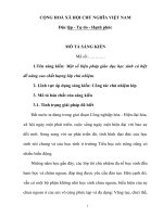 (Sáng kiến kinh nghiệm) một số biện pháp giáo dục học sinh cá biệt để nâng cao chất lượng lớp chủ nhiệm 