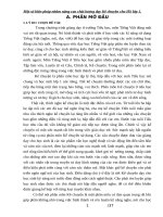 (Sáng kiến kinh nghiệm) một số biện pháp nhằm nâng cao chất lượng dạy học kể chuyện cho học sinh lớp 1 