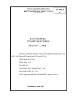 (Sáng kiến kinh nghiệm) một số biện pháp hướng dẫn giải toán có lời văn bằng sơ đồ đoạn thẳng cho học sinh lớp 4 
