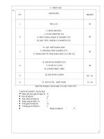 (Sáng kiến kinh nghiệm) hình thành tư duy giải bài toán cùng họ 