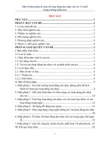 (Sáng kiến kinh nghiệm) một số biện pháp tổ chức tốt hoạt động âm nhạc cho trẻ 3 4 tuổi trong trường mầm non 