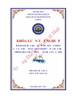Khóa luận tốt nghiệp Quản trị kinh doanh: Đánh giá hiệu quả quản trị nguồn nhân lực tại trường Đại học Kinh tế- Đại học Huế thông qua chỉ số đo lường hiệu suất – KPI