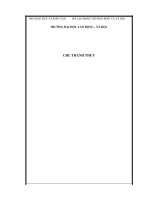 (Luận văn thạc sĩ) đào tạo nghề cho lao động nông thôn trên địa bàn thị xã đông triều, tỉnh quảng ninh 