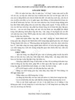 (Sáng kiến kinh nghiệm) chuyên đề môn hóa học 9 phương pháp rèn luyện học sinh yếu, kém môn hóa học 9 