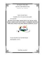 (Sáng kiến kinh nghiệm) hướng dẫn học sinh lớp 12 sử dụng máy tính casio giải toán trắc nghiệm chương “phương pháp tọa độ trong không gian 