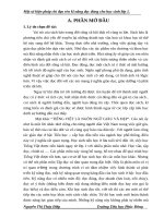 (Sáng kiến kinh nghiệm) một số biện pháp chỉ đạo rèn kĩ năng đọc đúng cho học sinh lớp 1 