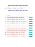 Trọn bộ tài liệu tập huấn SGK chân trời sáng tạo lớp 6 