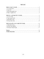 (Sáng kiến kinh nghiệm) kỹ năng tổ chức trò chơi trong sinh hoạt tập thể của GVCN cho học sinh lớp 8 