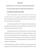 (Sáng kiến kinh nghiệm) giải pháp nâng cao chất lượng  bồi dưỡng học sinh giỏi “xây dựng trường học thân thiện, học sinh tích cực 