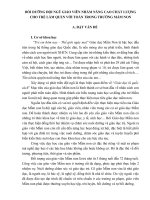(Sáng kiến kinh nghiệm) bồi dưỡng đội ngũ giáo viên nhằm nâng cao chất lượng cho trẻ làm quen với toán trong trường mầm non 