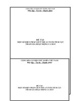 (Sáng kiến kinh nghiệm) một số biện pháp giúp trẻ 4 5 tuổi tích cực tham gia hoạt động ca hát 