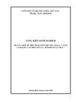 (Sáng kiến kinh nghiệm) một số biện pháp nhằm giúp trẻ 4   5 tuổi làm quen làn điệu dân ca hò khoan lệ thủy 