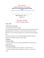 GIÁO án văn 6 HK 1   CÁNH DIỀU 