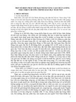 (Sáng kiến kinh nghiệm) một số biện pháp chỉ đạo nhằm nâng cao chất lượng thực hiện chương trình giáo dục mầm non 