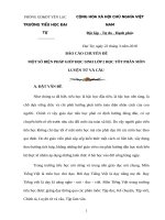 (Sáng kiến kinh nghiệm) một số biện pháp giúp học sinh lớp 2 học tốt phân môn luyện từ và câu 