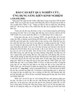 (Sáng kiến kinh nghiệm) phương pháp giải bài tập về  sóng dừng  lớp 12  thpt 