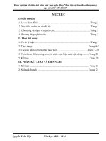 (Sáng kiến kinh nghiệm) kinh nghiệm tổ chức đạt hiệu quả cuộc vận động học tập và làm theo tấm gương đạo đức hồ chí minh 