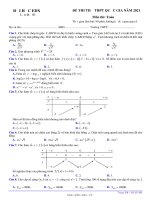 Đề thi thử THPT quốc gia năm 2021 môn toán có đáp án   trường đại học EDX (lần 1) 