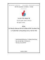 (Luận văn thạc sĩ) tạo động lực thông qua thù lao lao động tại khối văn phòng công ty cổ phần dịch vụ hàng không sân bay tân sơn nhất 