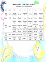 Thuc don tuan III thang 12 cua be Tiny