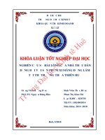 Khóa luận tốt nghiệp Quản trị kinh doanh: Nghiên cứu sự hài lòng của nhà thầu dân dụng đối với sản phẩm xi măng Đồng Lâm tại thị trường Thừa Thiên Huế