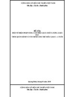 (Sáng kiến kinh nghiệm) một số BIỆN PHÁP NÂNG CAO HIỆU QUẢ CHẤT LƯỢNG GIÁO dục 