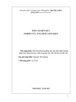 (Sáng kiến kinh nghiệm) đổi mới phương pháp dạy học theo định hướng phát triển năng lực học sinh trong dạy học chủ đề hàm số bậc hai 