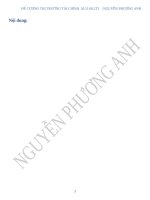 Đề cương Thị trường Tài chính  ^^