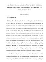 (Sáng kiến kinh nghiệm) một số biện pháp chỉ đạo đội ngũ trong việc tổ chức hoạt động học cho trẻ mẫu giáo theo quan điểm giáo dục lấy trẻ làm trung tâm 