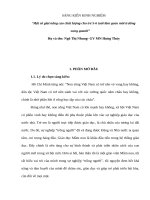 (Sáng kiến kinh nghiệm) một số giải nâng cao chất lượng cho trẻ 5 6 tuổi làm quen môi trường xung quanh 