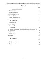 (Sáng kiến kinh nghiệm) phát triển năng lực học sinh trong hoạt động dạy và học bài thực hành môn địa lí lớp 9 