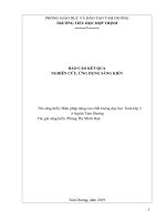 (Sáng kiến kinh nghiệm) biện pháp nâng cao chất lượng dạy học toán lớp 3 ở huyện tam dương 