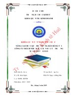 Khóa luận tốt nghiệp Quản trị kinh doanh: Nâng cao hiệu quả hoạt động bán hàng tại siêu thị Gugo