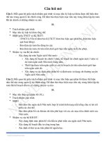 14 câu hỏi mở quản lý tài chính công_Học viện Tài chính