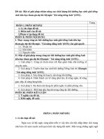 (Sáng kiến kinh nghiệm) một số giải pháp nhằm nâng cao chất lượng bồi dưỡng học sinh giỏi tiếng anh tiểu học tham gia dự thi olympictài năng tiếng Anh(OTE) 