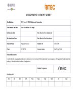 43 iot assignment 1 frontsheet 2018 2019