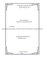 (Sáng kiến kinh nghiệm) rèn luyện kĩ năng sử dụng cấu trúc lặp trong lập trình pascal cho học sinh lớp 11 
