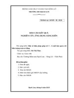 (Sáng kiến kinh nghiệm) một số biện pháp giúp trẻ 5 – 6 tuổi làm quen với biểu tượng toán sơ đẳng 