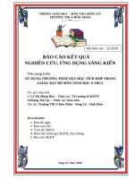 (Sáng kiến kinh nghiệm) sử dụng phương pháp dạy học  tích hợp trong giảng dạy bộ môn sinh học 8 THCS 