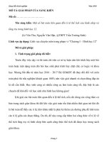 (Sáng kiến kinh nghiệm) một số bài toán liên quan đến tỉ lệ thể tích của hình chóp và lăng trụ trong hình học 12 