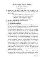 (Sáng kiến kinh nghiệm) một số giải pháp nhằm nâng cao hiệu quả tổ chức hoạt động trải nghiệm sáng tạo cho học sinh trường THPT 